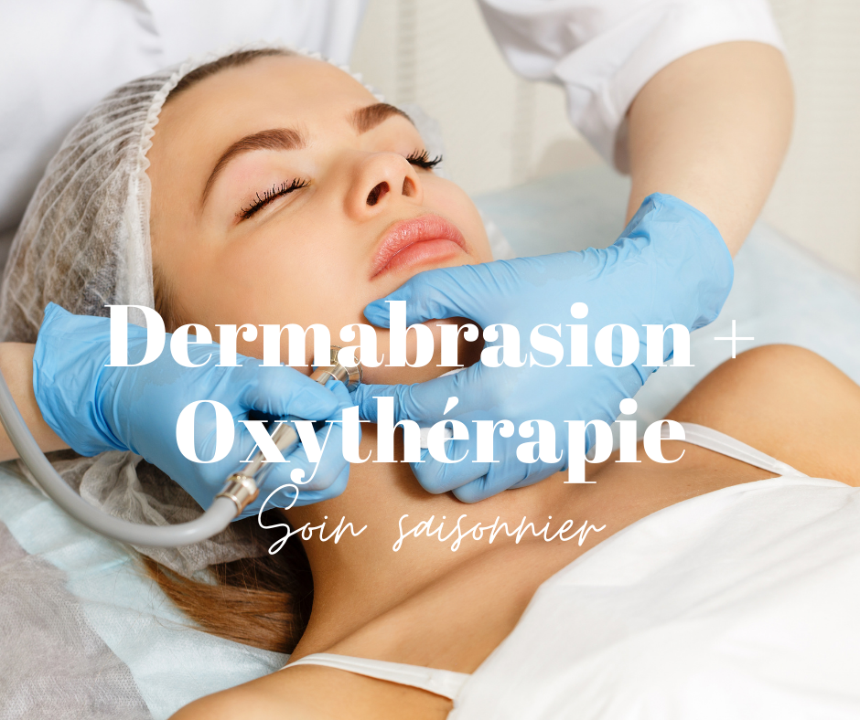 image qui représente une femme en train de recevoir un soin de dermapod pour illustrer l'offre saisonnière dermabrasion et oxythérapie chez imaderm