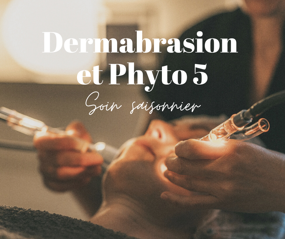 Soin dermabrasion et phyto 5 qui utilise des ventouses biodrainantes