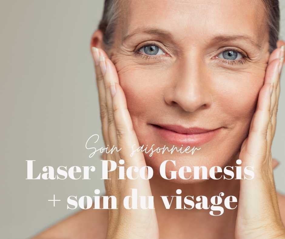 soin du visage avec laser Pico Genesis