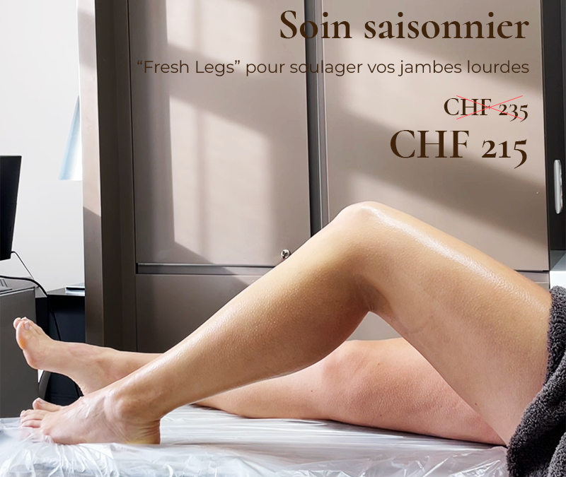 Soin pour soulager les jambes lourdes